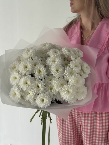 Монобукет из Кустовых Хризантем (9шт.)