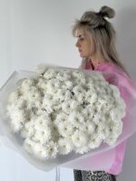 Монобукет из Кустовых Хризантем (25шт.)