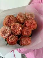 Монобукет эквадорских роз Кахала (9шт.)