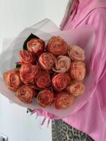 Монобукет эквадорских роз Кахала (15шт.)