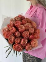 Монобукет эквадорских роз Кахала (25шт.) — изображение 2