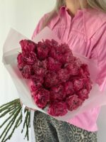 Монобукет из эквадорских роз Кантри Блюз (25шт.) — изображение 2