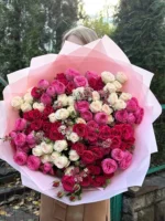 Букет "Микс кустовой розы"
