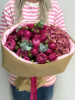 Букет "Розовый флер"