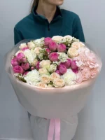 Букет "Персиковый сад"