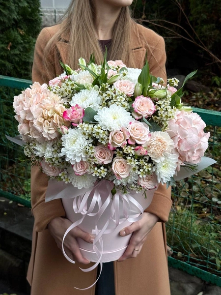 шляпа биг 3 - Татьяна Косова Композиция "Нежное вдохновение" — изображение 1